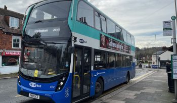 Bus parked near Farnham in Labour ward